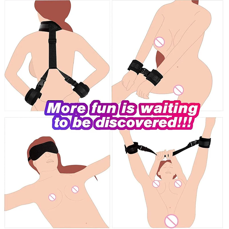 Sexy Toys For Adults 18 Ankle Handcuffs For Women Open Leg Sex Position Kit Bondage Equipment Slave Fetish Adults Games Bdsm