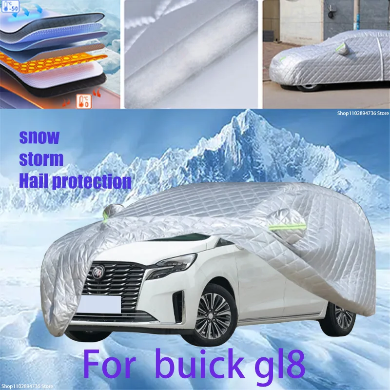 

For buick gl8 Outdoor Cotton Thickened Awning For Car Anti Hail Protection Snow Covers Sunshade Waterproof Dustproof