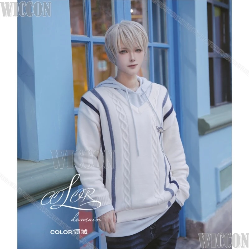 الحب والمساحة العميقة Xavier Game Cosplay للجنسين هود هوديي طويلة الأكمام أعلى الرجال امرأة البلوزات Kawaii تأثيري هالوين كوميك كون