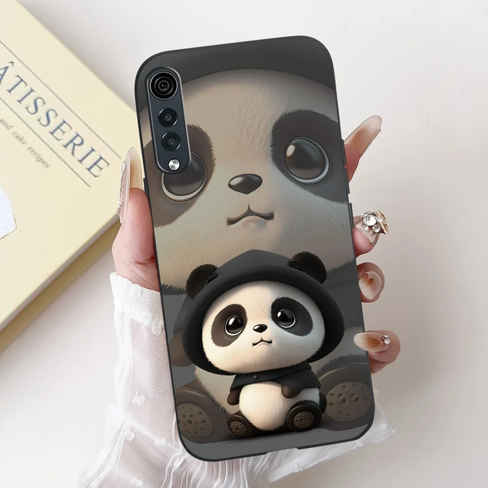Cartoon Painting Phone Case For LG Velvet 4G 5G Shockproof Back Cover Velvet 5G UW Luxury Flower Soft Liquid Silicone Cqoue view 2