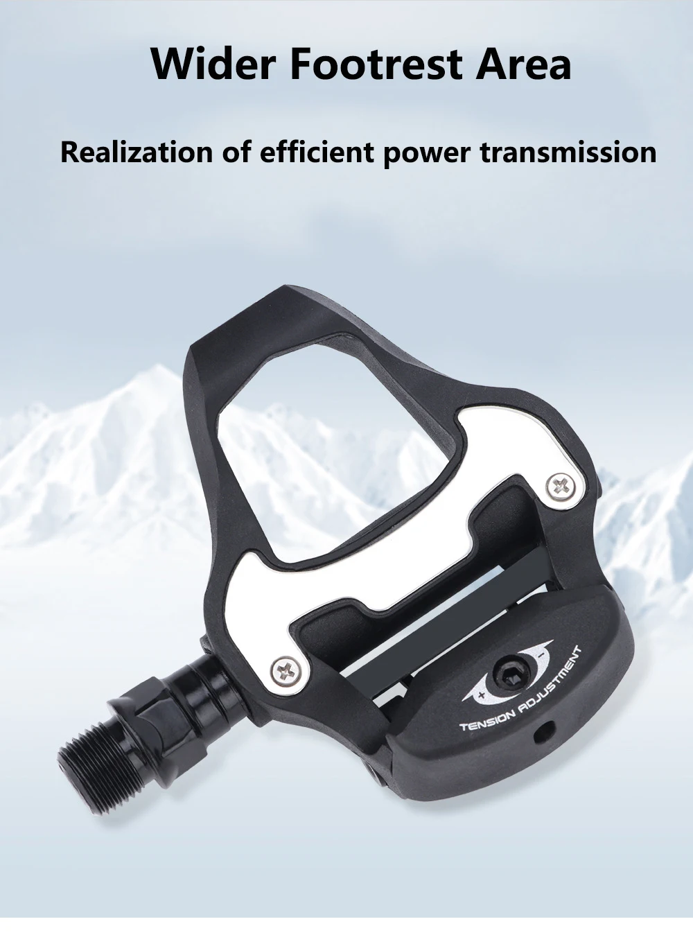 RACEWORK Rennrad Pedal Fahrrad Selbstsichernde Pedale Radfahren Lager Stollen Klick Für LOOK KEO System Mit Verriegelungsplatte – Detail 5