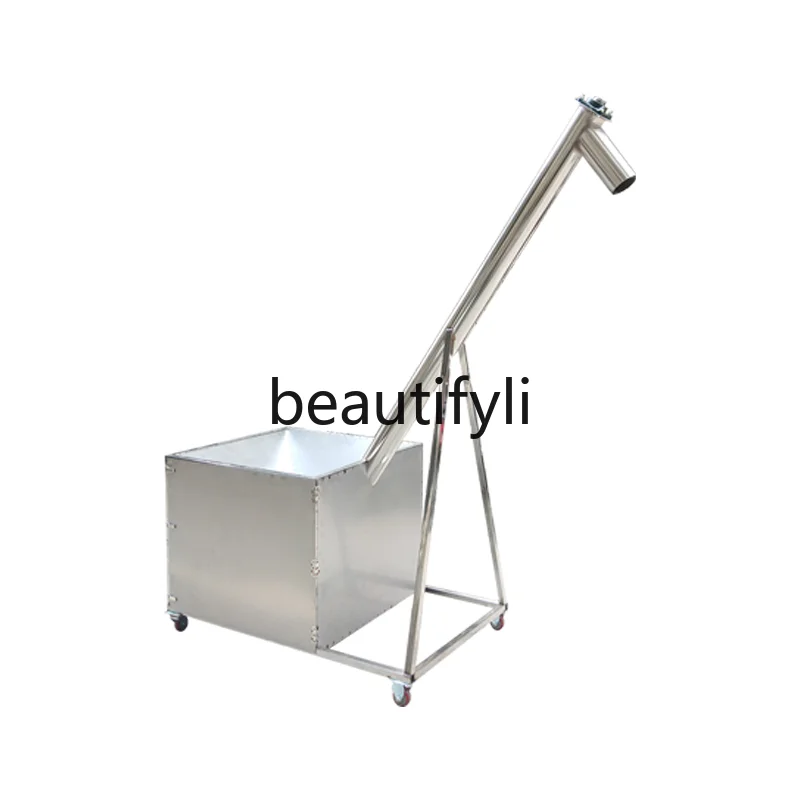 

Spiral Conveyor Flour Plastic Injection Stainless Steel Automatic Screw Feeding Elevator