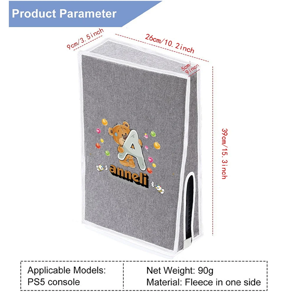 شخصية مخصصة بلاي ستيشن 5 غطاء مقاوم للغبار PS5 لعبة قابل للغسل وحدة التحكم المضيف الحرس غطاء ألعاب الملحقات منتجات مخصصة