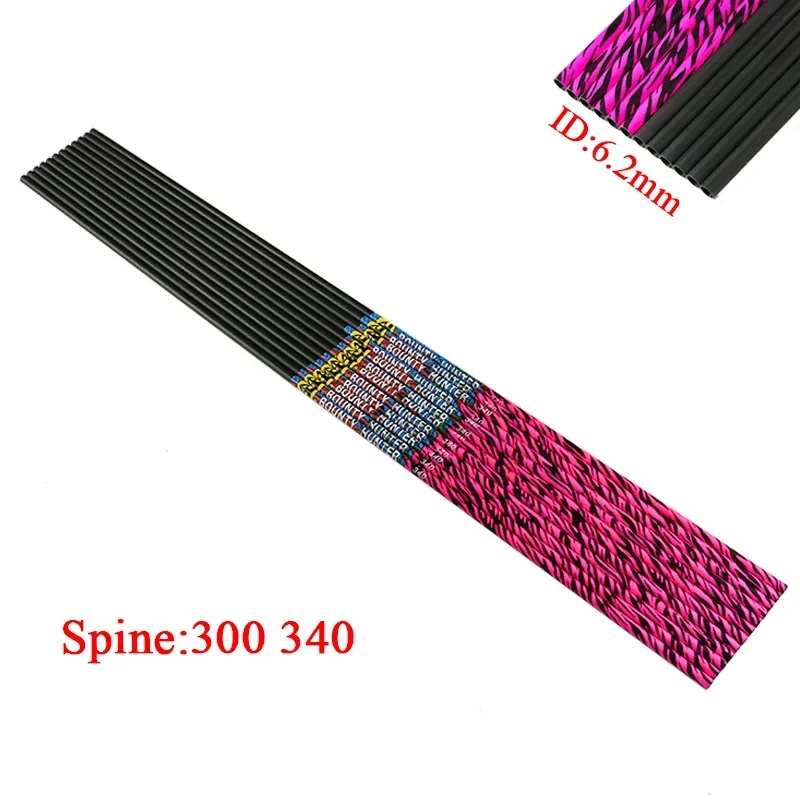 Flechas de carbono spine 300 para arco tradicional y caza