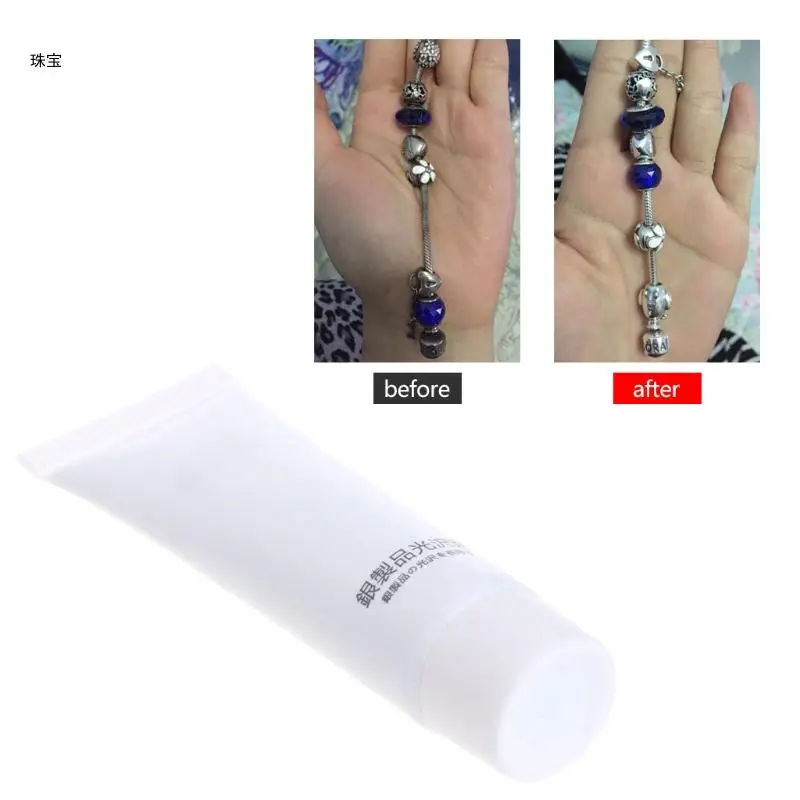 X5QE – pâte nettoyage pour bijoux, pâte à polir, Anti-ternissement, crème polissage pour argent