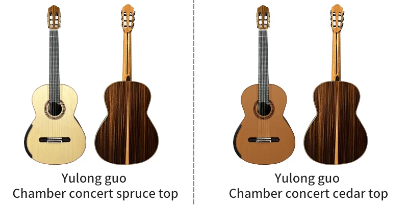 Doppelte Nomex-Decke, Konzertgitarre aus massivem Holz, klassische Gitarre, professionell handgefertigt, Akustikgitarre für Musiker – Detail 10