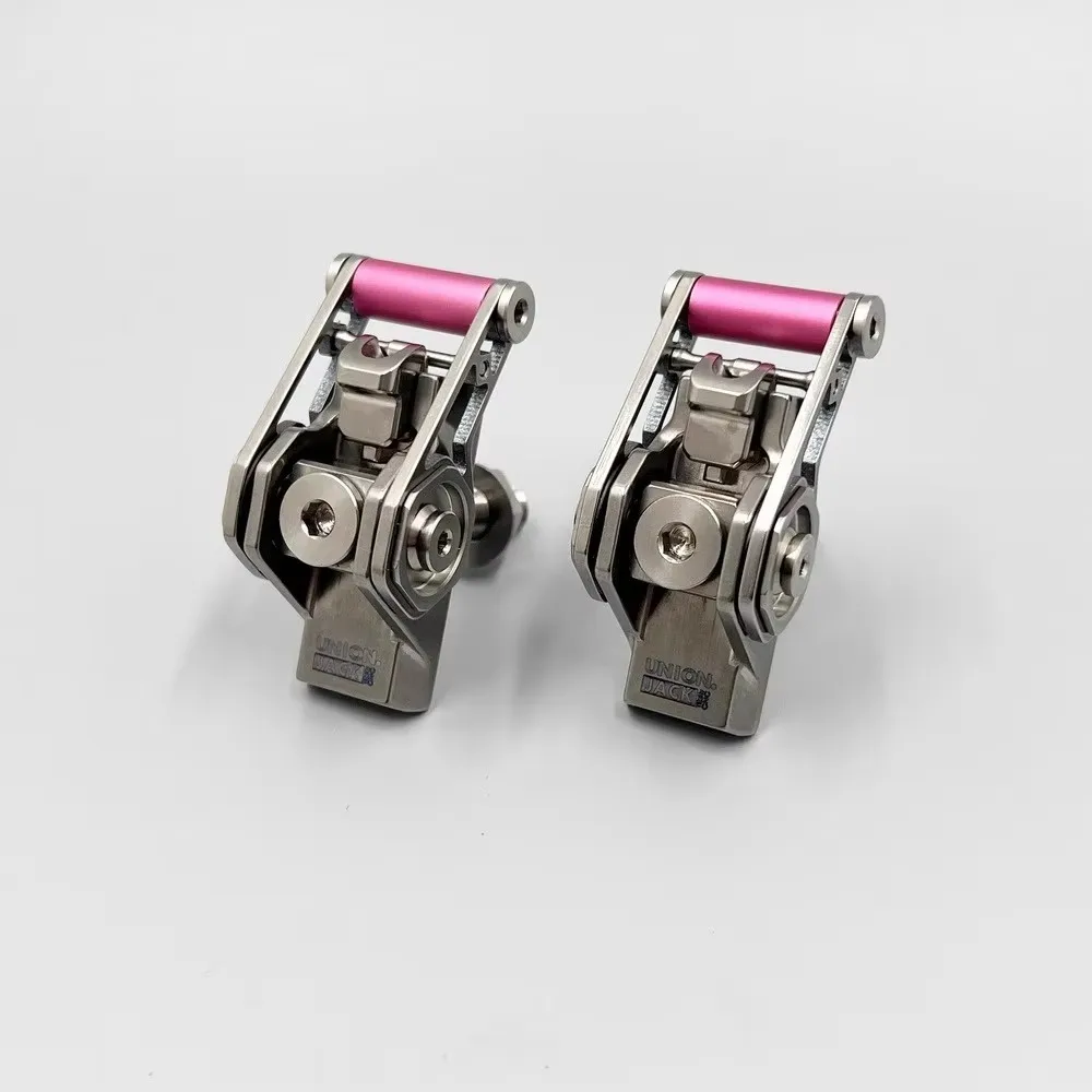 Unionjack foldable titanium hinge clips for brompton bike A C P Tline Switching quick release  hinge clamp Faucet C Buckle Clamp