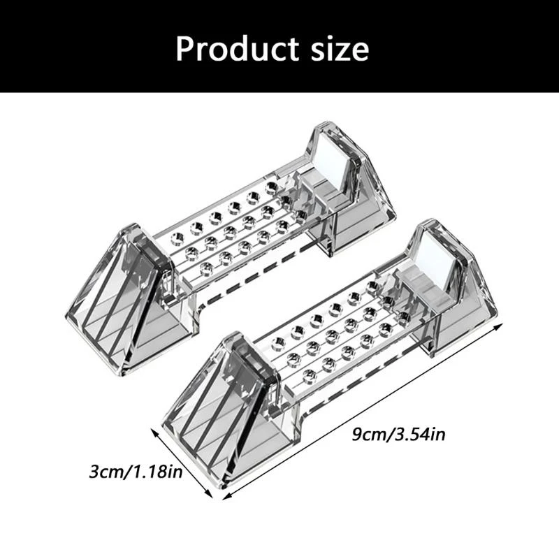 1 Pair Gaming Accessories Support Bracket Dock Stand Game Console Base F19E view 6