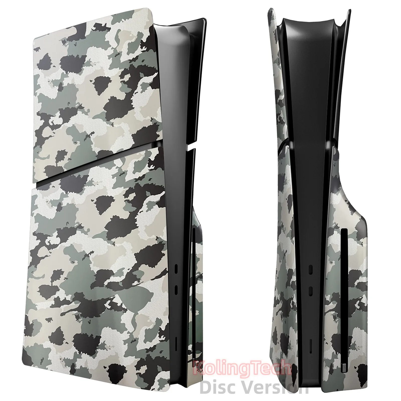 Camouflage Slim Accessories Faceplate Shockproof Replacement Protective Custom Shell Cover for Playstation 5 Slim Disc Version