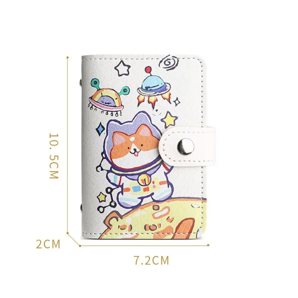 Cute Cards Cover Card Bag Anti ladro custodia per carte ultrasottile Cartoon Storage Bag donna