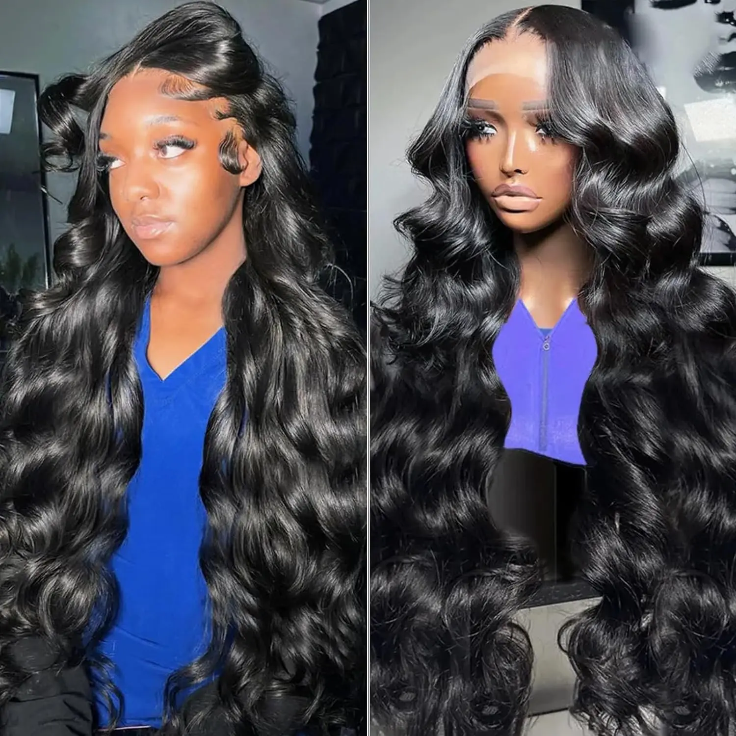 Brazilian Body Wave Lace Front Wigs Human Hair for Women Glueless 13x4 13x6 HD Transparent Lace Frontal Wigs 360 Full Lace Wig