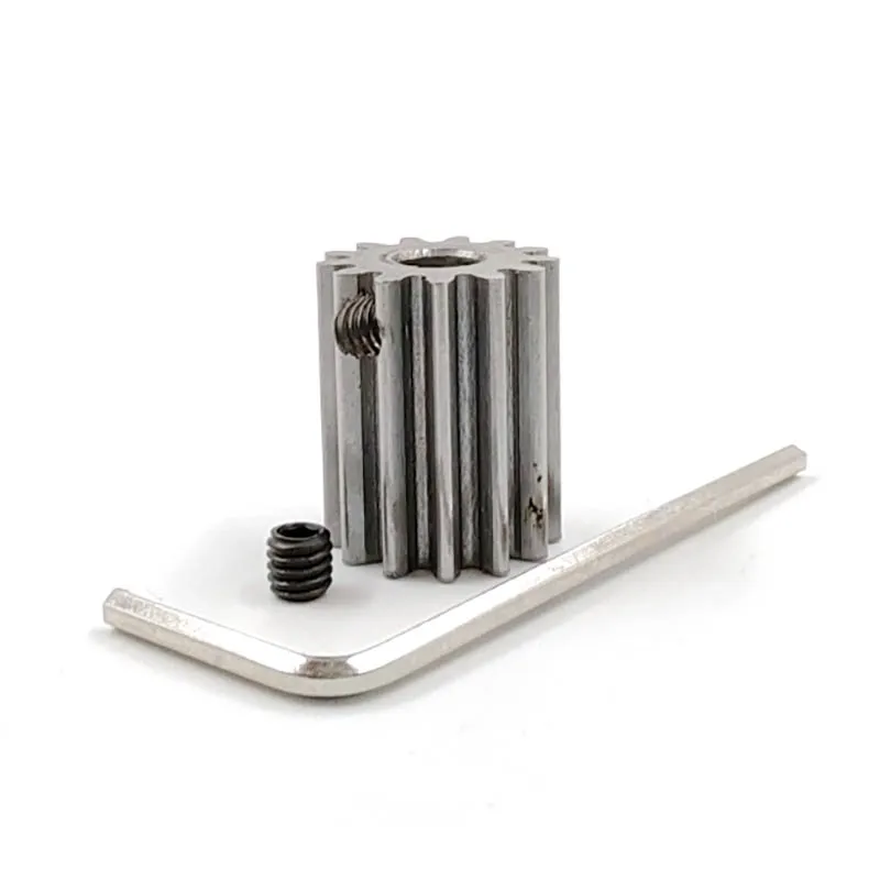 

C-Type 13T 0.7M Steel Metal Gear OD=10.5MM 13Z M3 Screw 3/4/5mm Hole DIY Repair Pinion Parts 13 Teeth