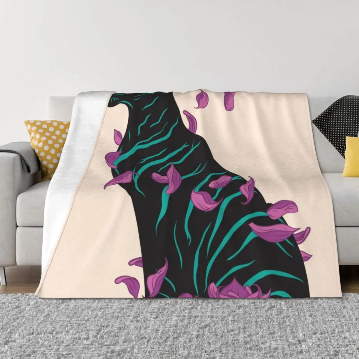 

Black tiger Throw Blanket Soft Plush Plaid Luxury St Multi-Purpose Blankets