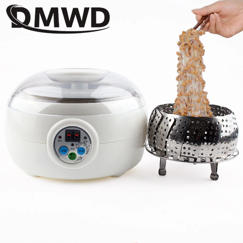 Automatische elektrische Natto Maker Reis Wein Gärmaschine Joghurt Leben Sauerrahm Fermenter Joghurt Edelstahl Liner Cup