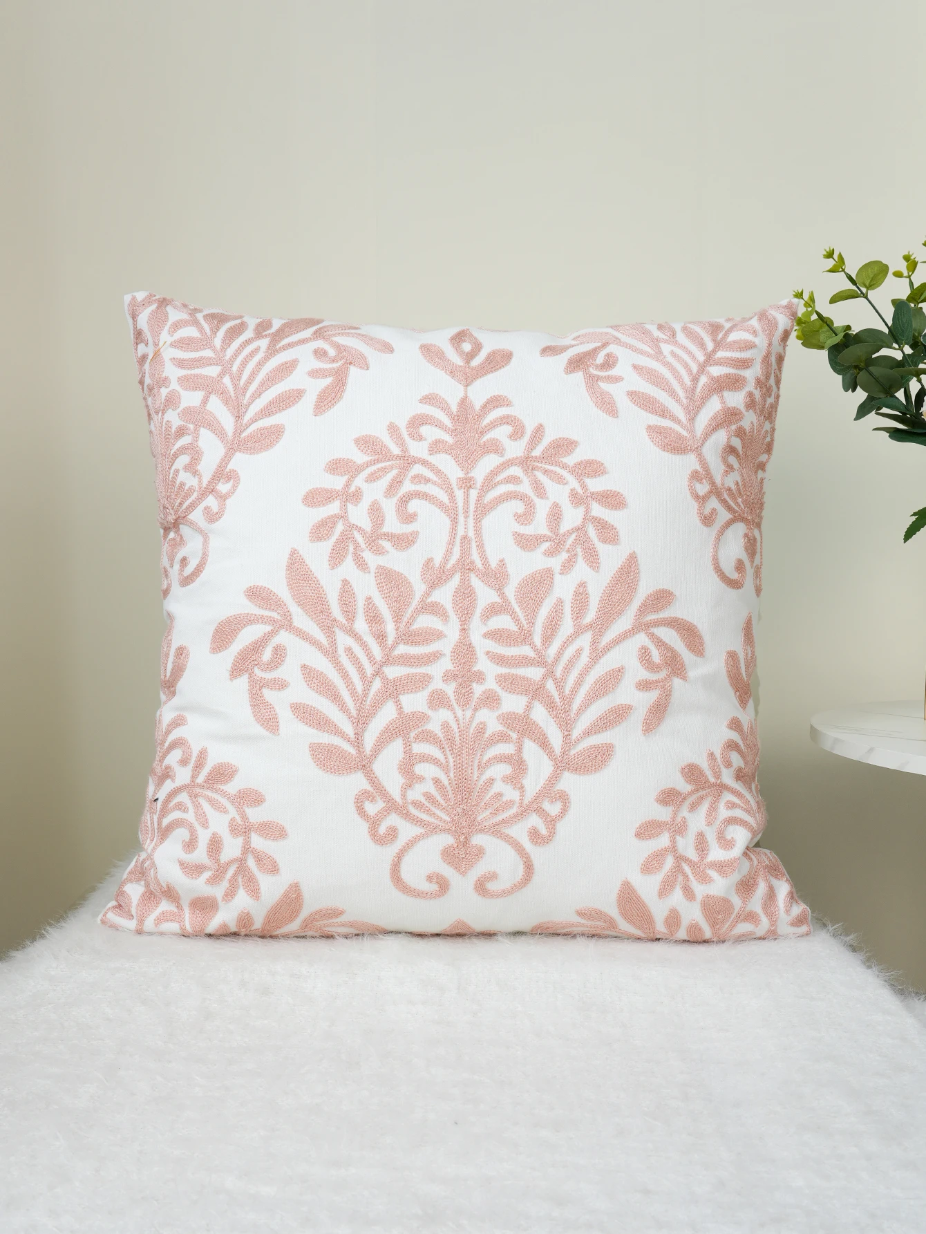 1pc, Mandala Floral Embroidery Home Decor Living Room Throw Pillow Case Throw Pillow Cover Without Insert