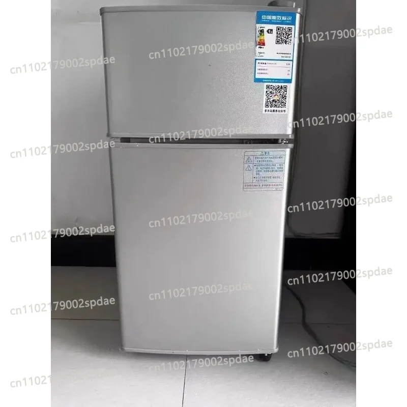 Household Mini Two Door Refrigerator Dual Zone Refrigeration Freezer Low Energy Consumption Compact Fridge image 3