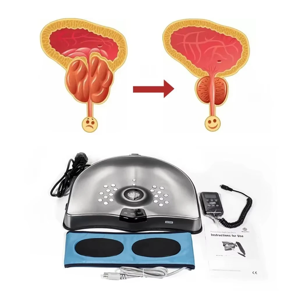 Electronic Magnetic Pulse Infrared Heating Therapy Prostate Stimulator Device