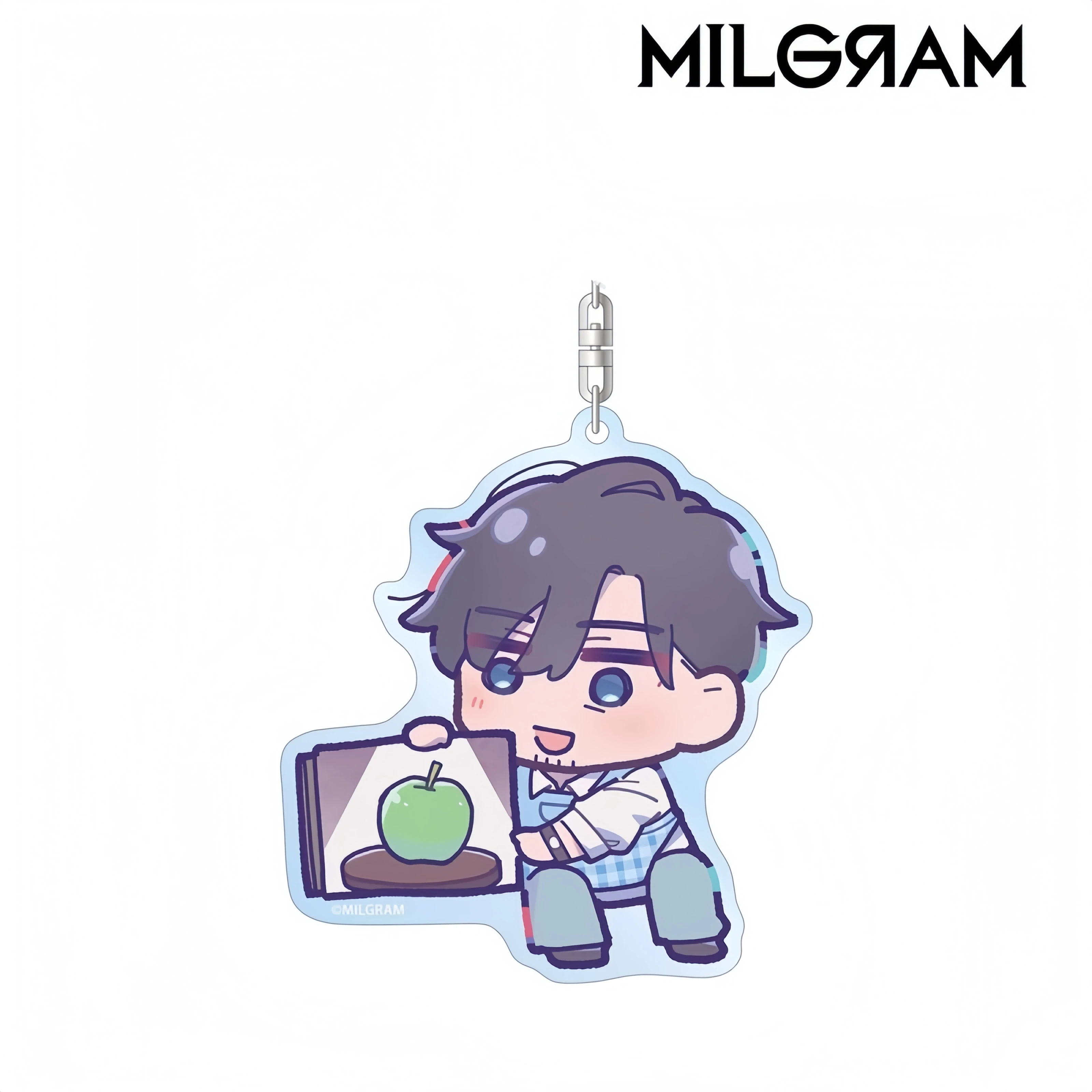 12pc/Game MILGRAM Acrylic Pendant Keychains Doll Anime 007 Mikoto Amane Shidou 003 006 Acrylic Stand for Gift Backpack Pendant