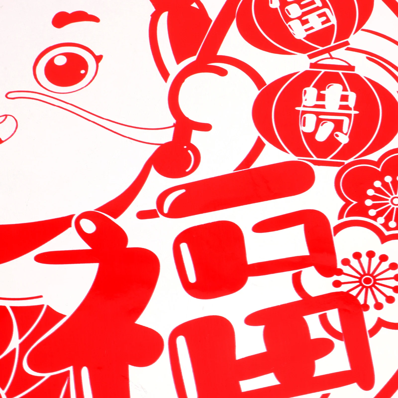 

5Pairs Lunar New Year Window Clings 2024 Year of The Dragon Static Decals for Home Office Festival Glass Decor