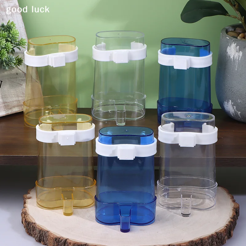 Dispensador de Agua y Comida para Pájaros, 2/4 Piezas, Comedero Automático de Plástico para Pájaros, Suministros de Alimentación y Bebida para Jaulas de Loros, Canarios y Periquitos