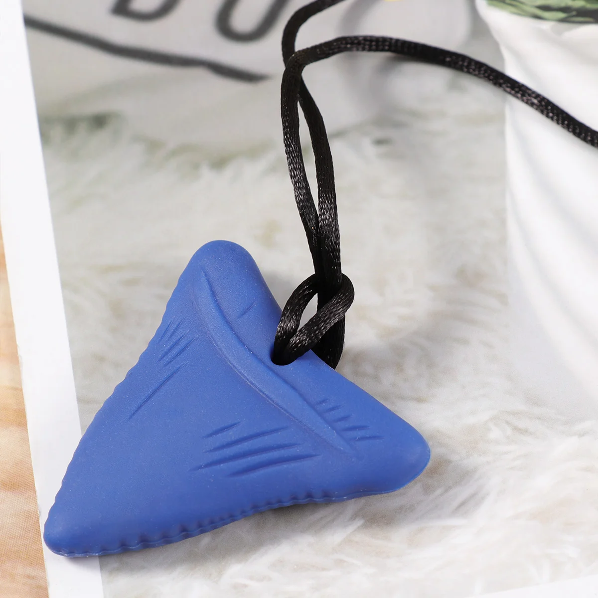 3 Pcs Teether Chew Baby Toys Teething Beads Necklace Chain M Silicone Molar Training