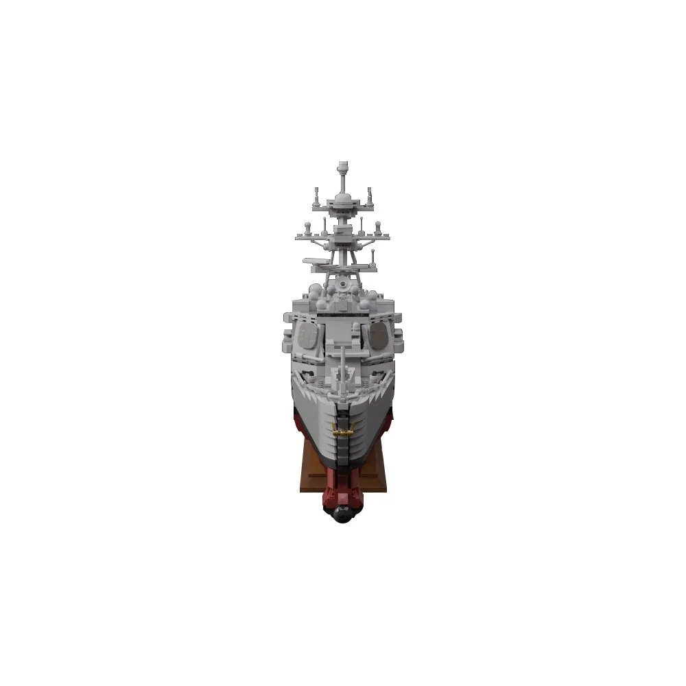 MOC Space pancerniki Yamatos 2205 klocki Arleigh Burkes-class destroyer Model lotu nuklearne łódź podwodna cegły zabawka prezent