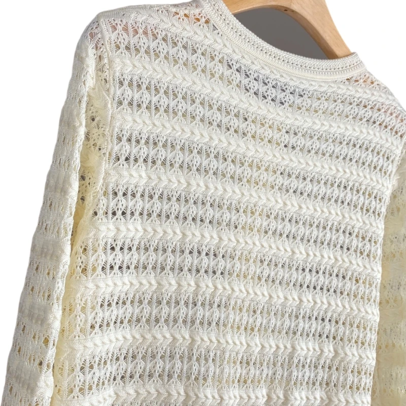 Sweter rozpinany Prosty Wygodny Wyrafinowany Piękny Damski Retro Kaszmirowy Kardigan – Najwyższa Jakość na 2025 Casual AF1222