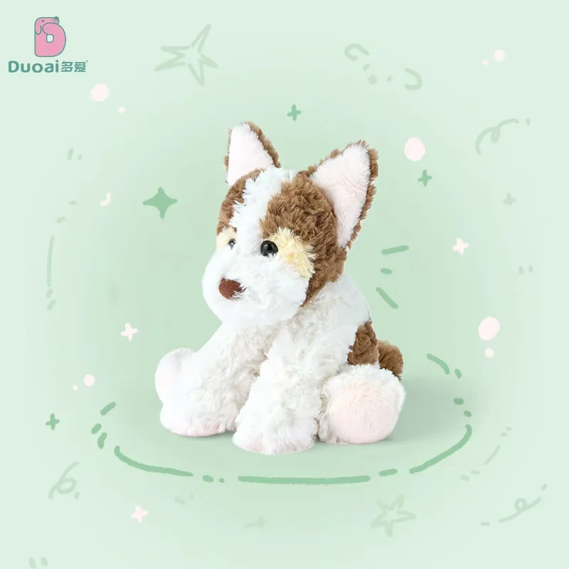 

25 см новая имитация сидящей лисы охотничья кукла мягкая плюшевая игрушка мультфильм аниме милая подушка для детского подарка на день рождения забавная кукла