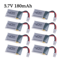 1/3/5/10Pcs 3.7v 180mah 651723 Lipo Battery For JJRC H36 E010 E010C E011 E013 F36 NH010 Battery RC Quadcopter Spare parts