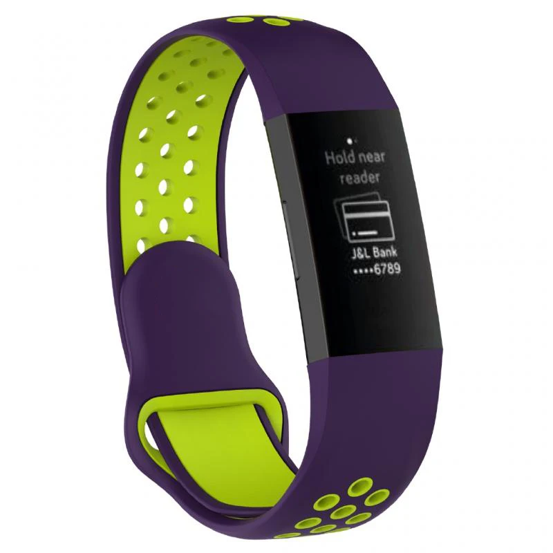 Strap for Fitbit Charge 3 SE Exquisite band Replacement watchband smart Watch Sport Breathable Silicone Bracelet Charge 4 band
