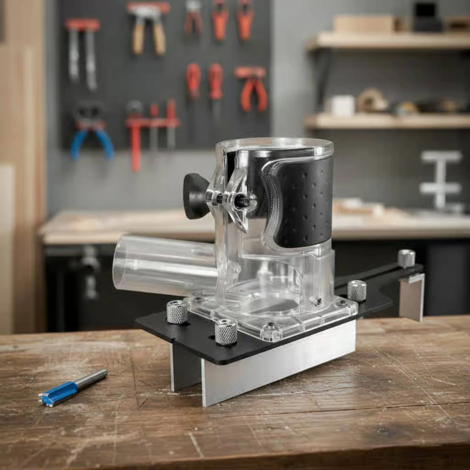 Toz Toplama Router Jig Şeffaf - Woodworking Router incelemesi ve fiyatı