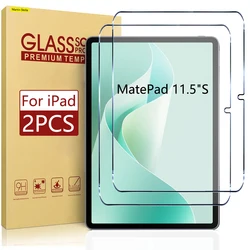 2Pcs Tempered Glass Screen Protector For Huawei Mate Pad 11.5s Accesorios 9H Protective Film Case Friendly