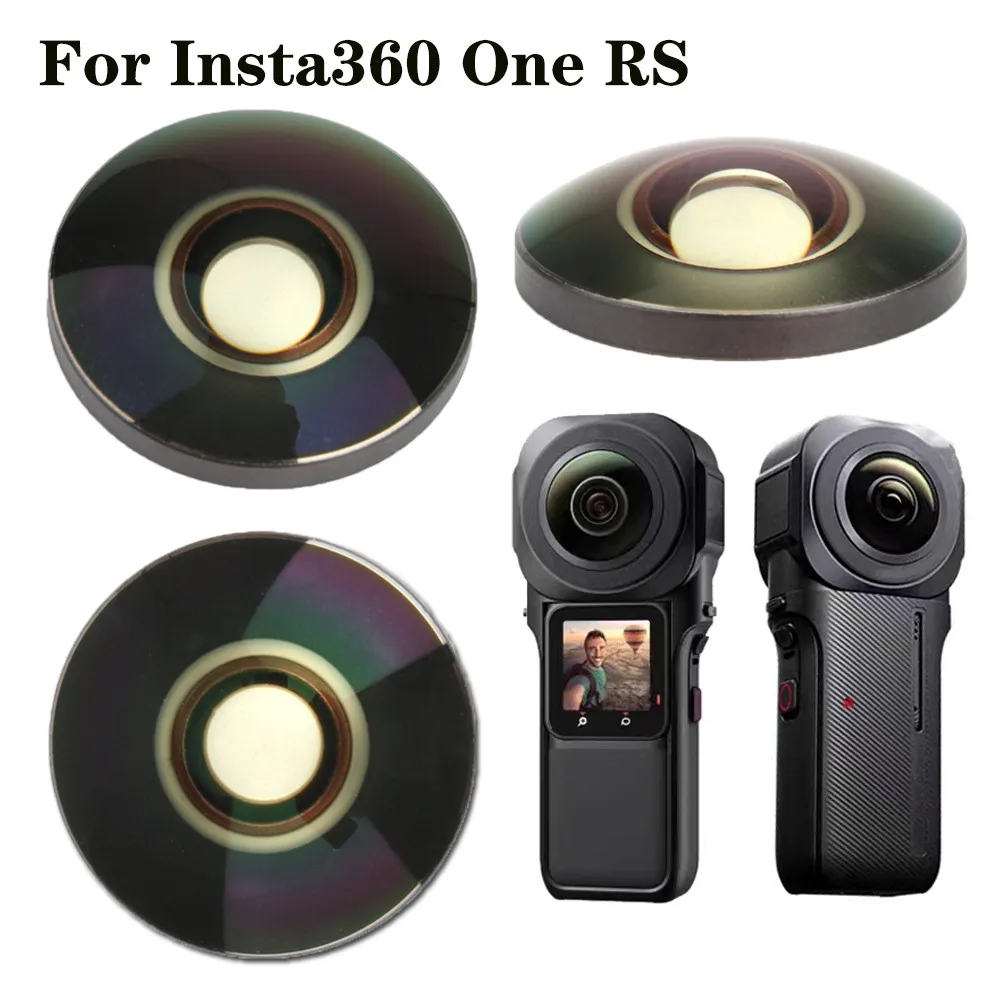 New For Insta360 One RS 1-Inch Lens Replacement for Insta360 One RS 1-Inch Edition Glass Lens Camera Repair Parts