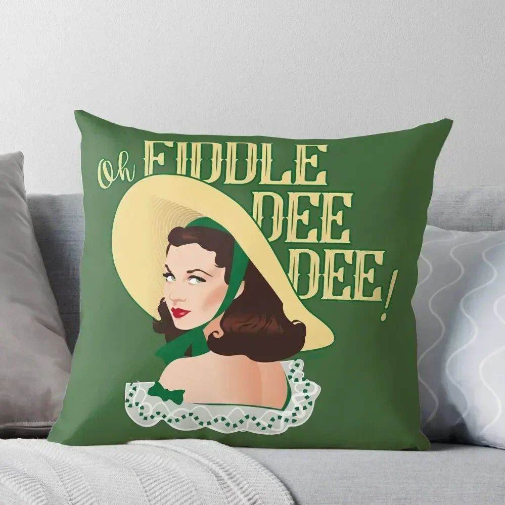 Fiddle-dee-dee! Throw Throw Pillow Embroidered Cushion Cover Decorative Cushion Cover pillow