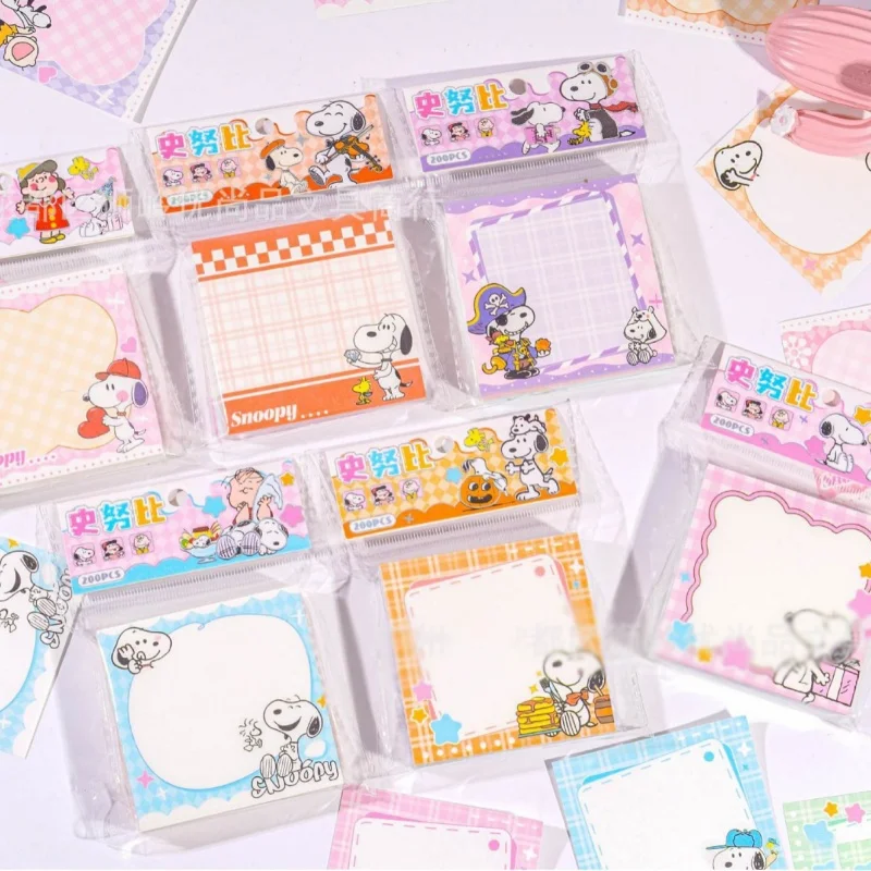 6 ชิ้น/ล็อตการ์ตูน Snoopy MeMO Pad Creative N ครั้งเครื่องเขียนป้าย Notepad บุ๊คมาร์คโพสต์อุปกรณ์โรงเรียน