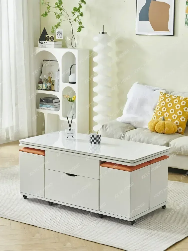 Dinner Service Coffee Table Writing Unique Living Room Decoration Side Table Designer Couchtisch Lounge Suite Furniture