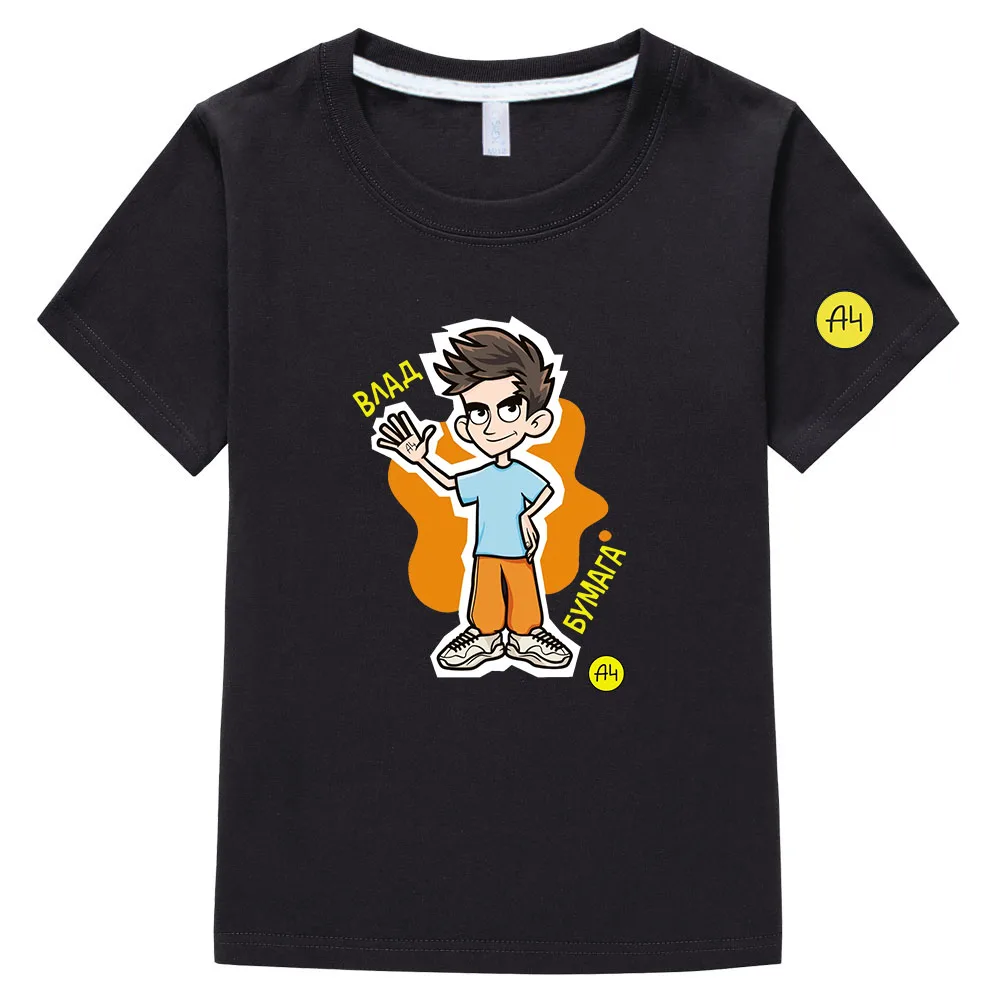 

A4 Merch T Shirt Kids Clothes Child Boy Summer Boys Graphic Tee мерч а4 T-Shirts for Girls Casual 100% Cotton Teen Clothing