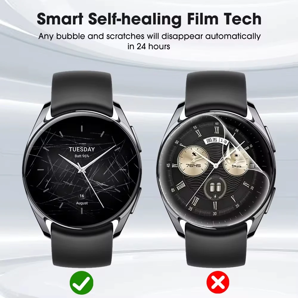 Huawei Watch Buds 용 소프트 보호 필름 Huawei Buds Smartwatch 액세서리 용 HD Clear Anti-scratch 커버 화면 보호기