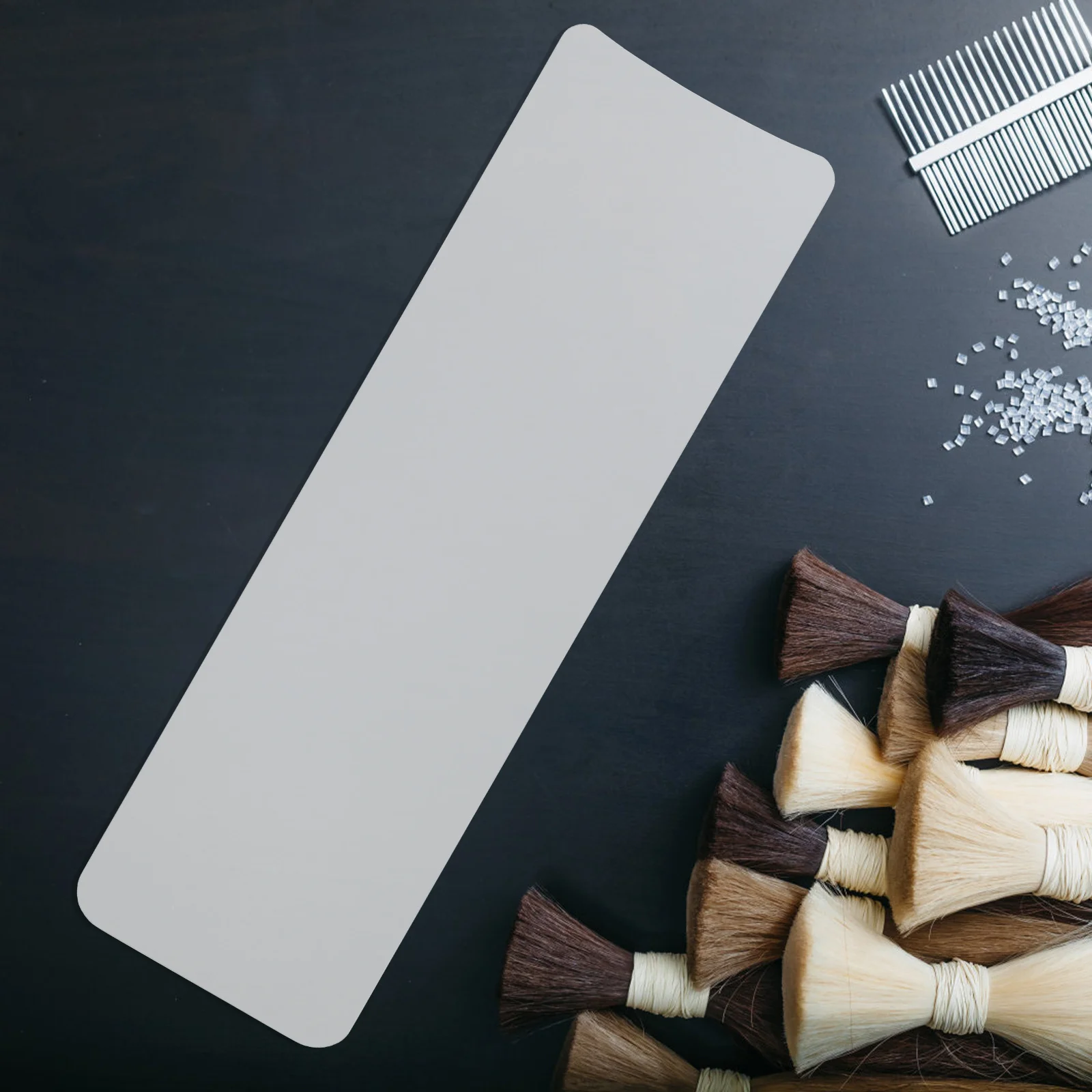 2Pcs Highlighting Board Transparent Hair Dye Paddle Hair Coloring Tool Curved Design for Highlighting and Styling - Image 5