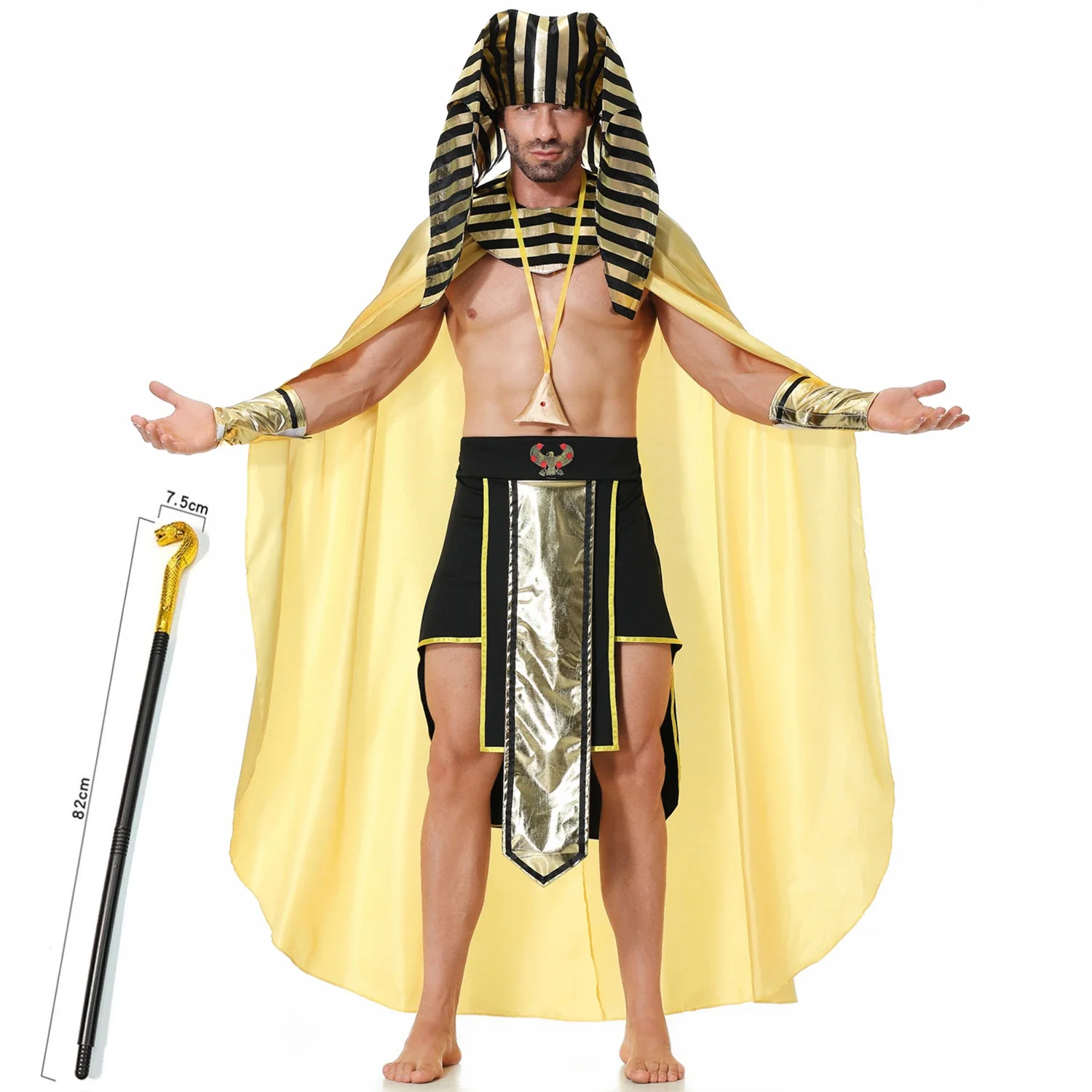 

Древний Египет, костюм египетского фараона, Древний египетский король, фараон, Хэллоуин, вечеринка, история, тема персонажа, нарядный костюм