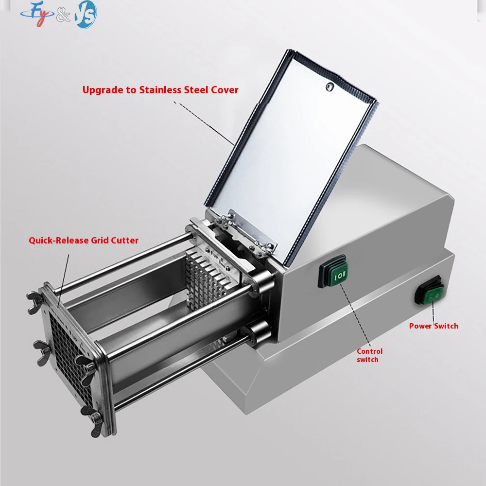 Automatic Electric Potato Slitter Sweet Potato Taro Cucumber Carrot Radish Strip Cutter Slicer Machine