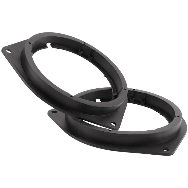 DT42-6.5Inch Front Rear Door Stereo Speaker Mat Adapter Wire Mount Plugs Plates Bracket Spacers Ring For Toyota Rav4 09-21