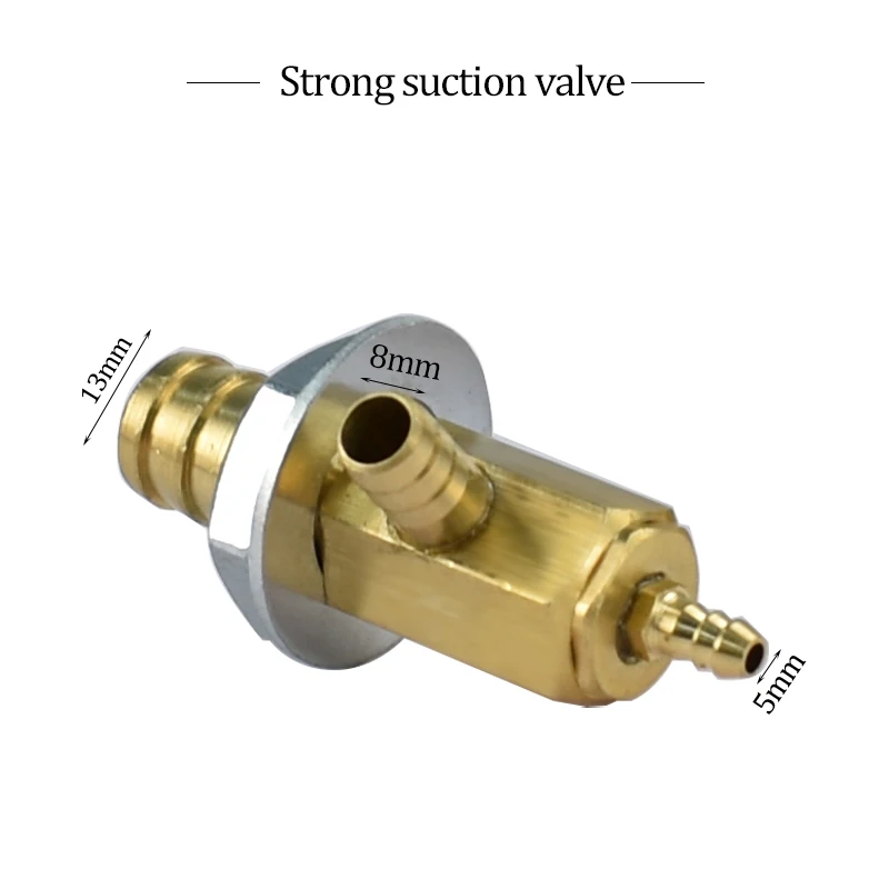 Dentals Strong/weak Suction Valve Dentals Brass Valve for Spare Part Connect 6*4 Specification Tube High Speed Accessories