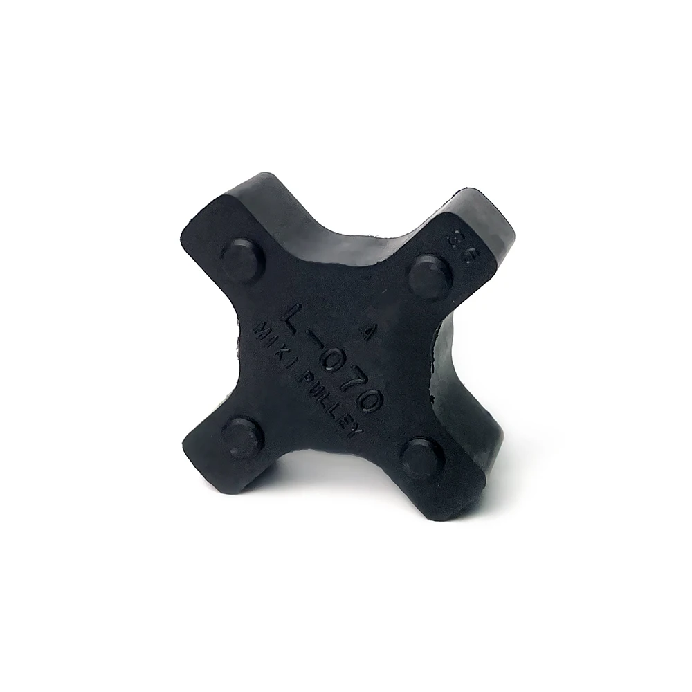 Black Elastic Spider Rubber Buffer Element L-070 for Mikipulley Aluminum Jaw-Type Coupling Model AL070