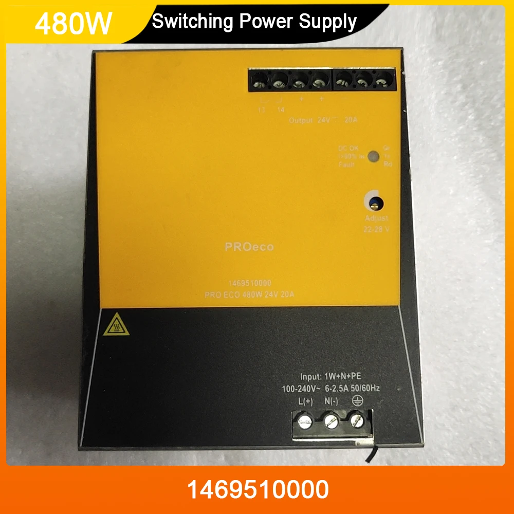 1469510000 480W Switching Power Supply PRO ECO 24V 20A For Weidmüller