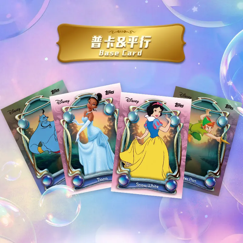 Genuine Topps Disney Collectible Cards Wonder Box Disney Enchanted Series Official Merch Rare Autograph Cards Kids Toy Gifts