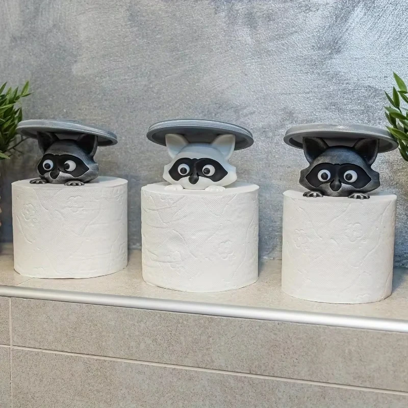 Cute Raccoon Toilet Paper Hold - огляд і ціна Home Decor Bathroom Ideas