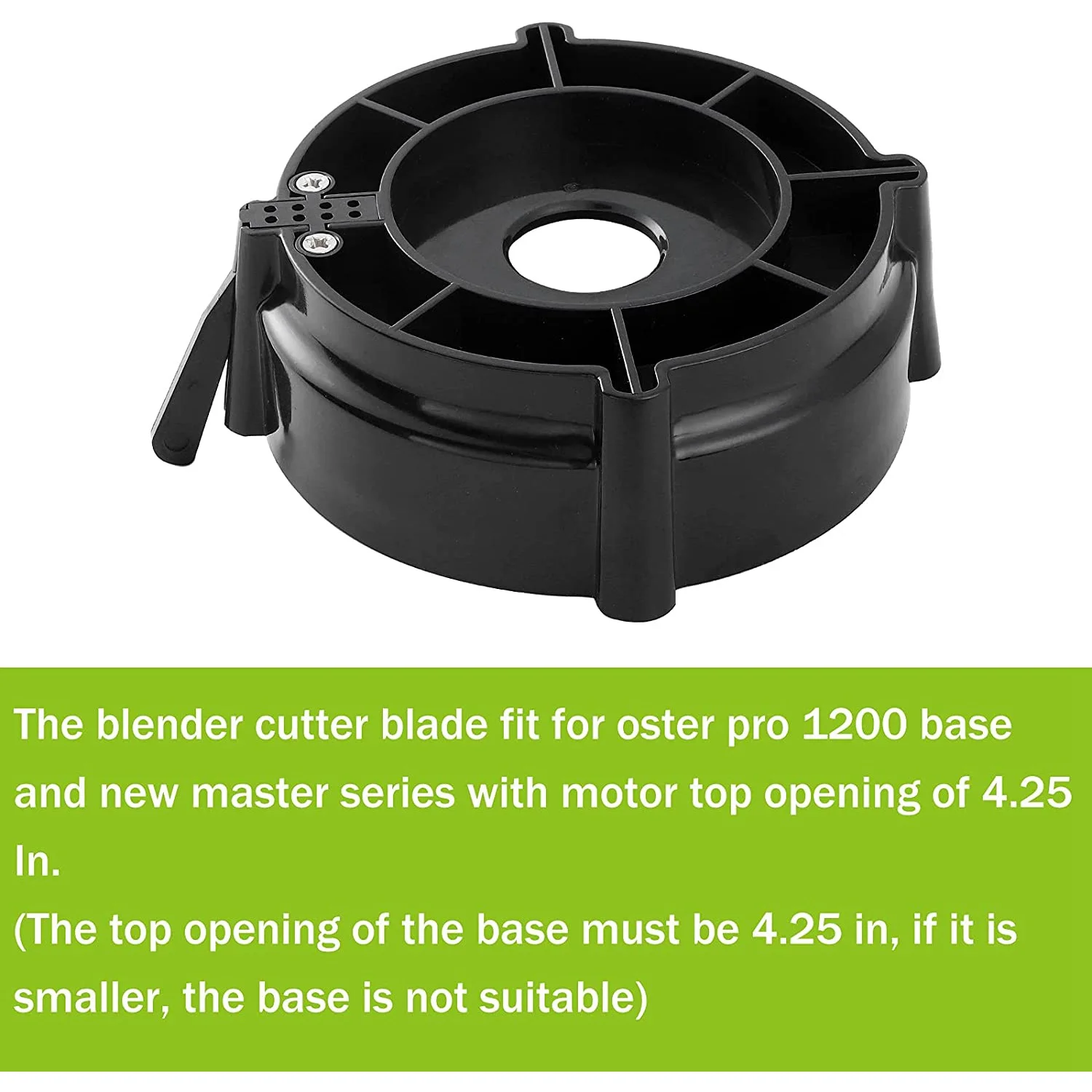 Blender Cutter Blade Replacement Parts for Oster Pro 1200 Blender with Jar Base Bottom Cap and Rubber O Ring Gasket