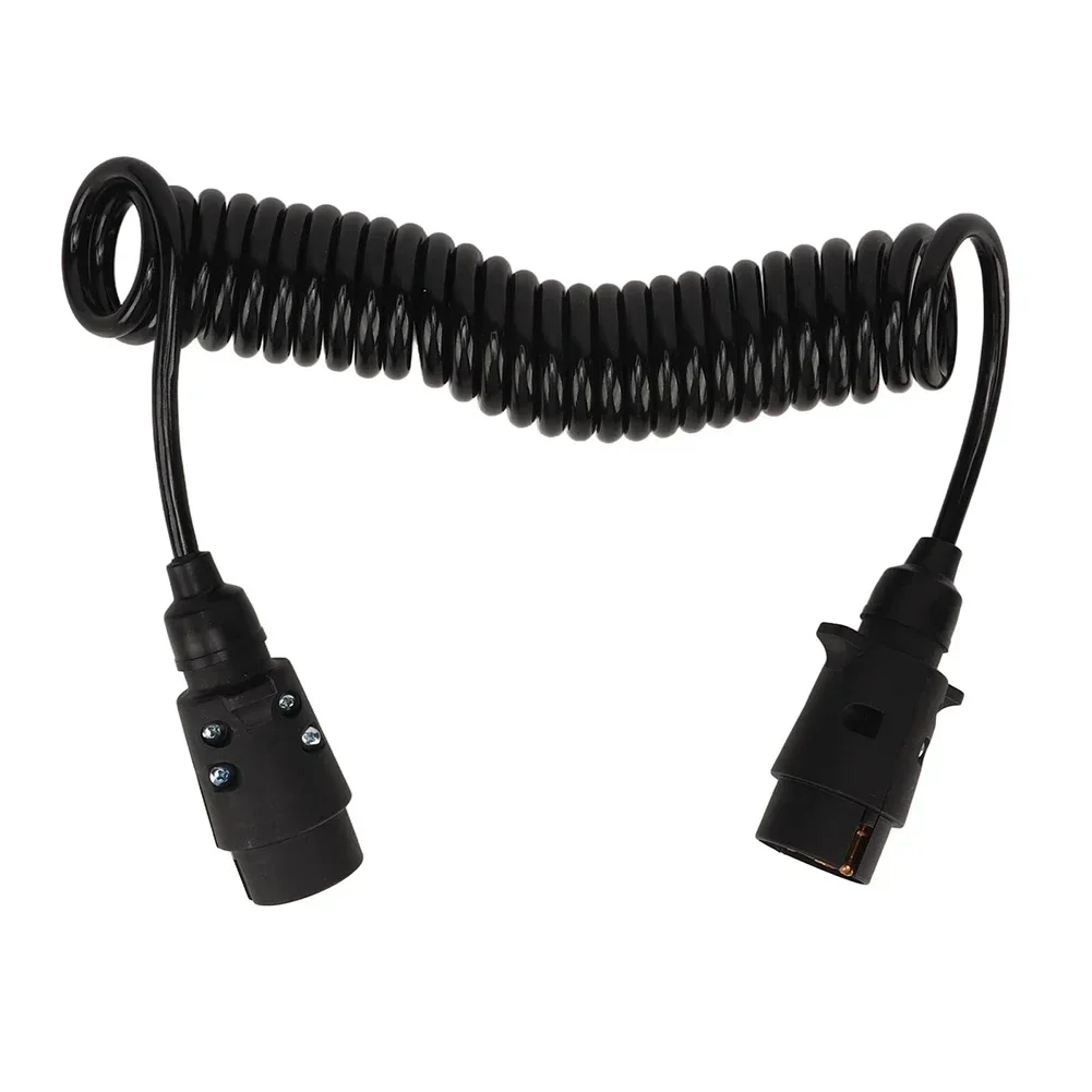 Expandable Coiled Cable Coiled Cable Connection Expandable Flexible Neat Trailer Sagging Tangling Universal Fitment