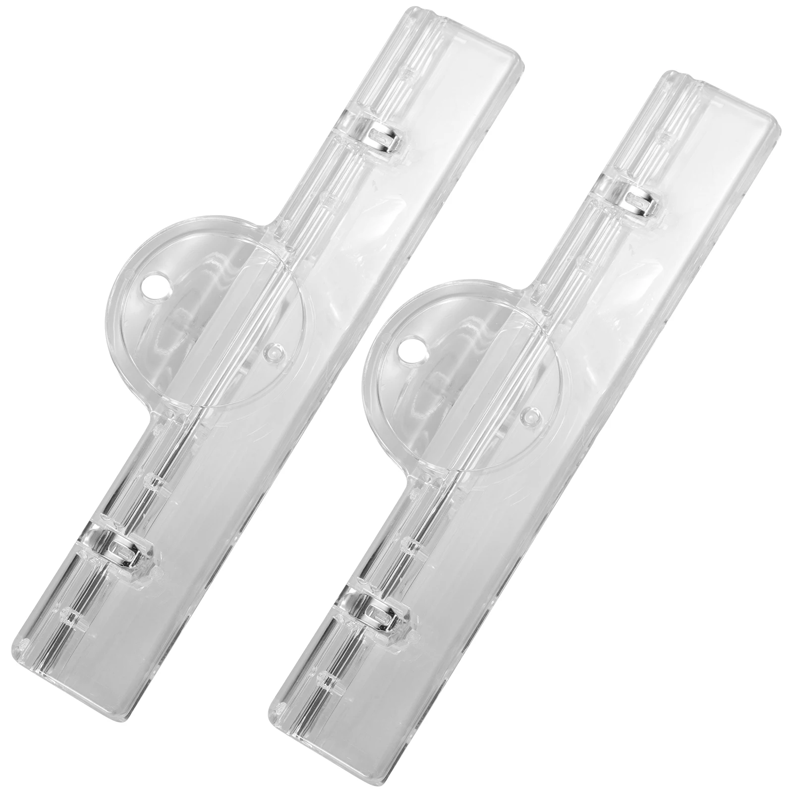 

2Pcs Music Sheet Holder Clips Transparent Acrylic Page Clip for Piano Music Stand Compact Design Multiple Pages Secure Hold